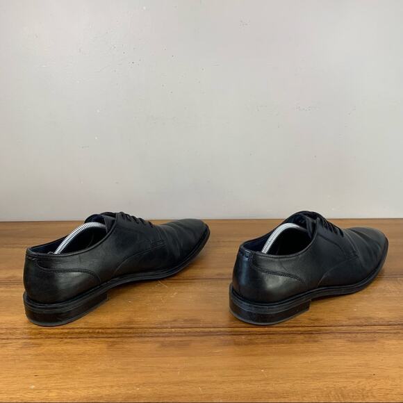 Cole Haan Mens Dawes Black Leather Plain Toe Oxford Size 10.5 main image 7